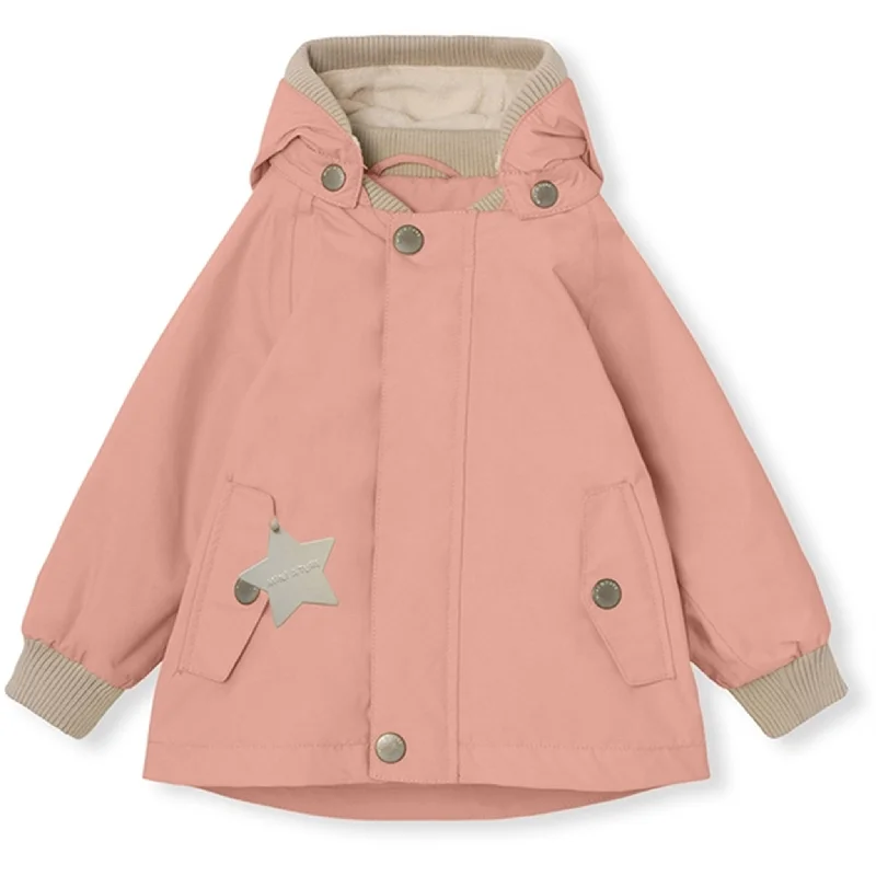 MINI A TURE WALLY Spring Jacket w/Fleece Lining Rosette Rose