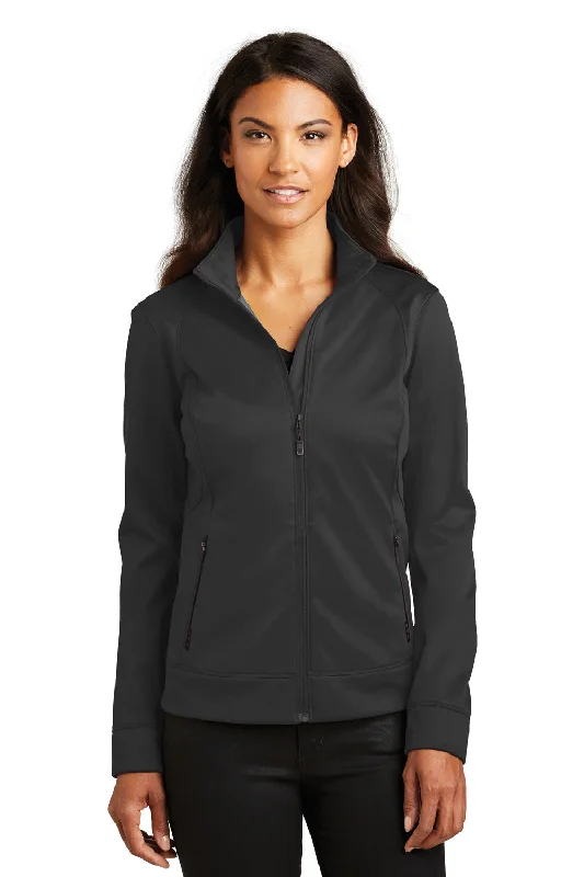 Ogio Womens Torque II Wind & Water Resistant 1/4 Zip Jacket - Blacktop/Diesel Grey