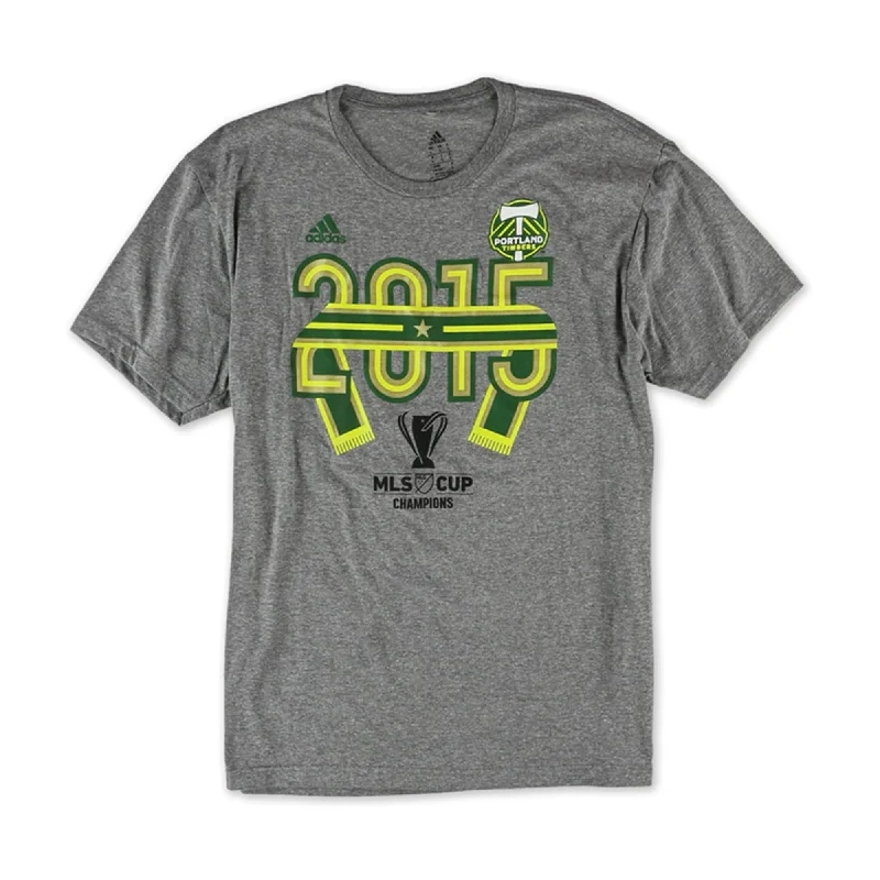 Recycled Fabric T-ShirtsAdidas Womens 2015 MLS Cup Champion Graphic T-Shirt, Grey, Medium