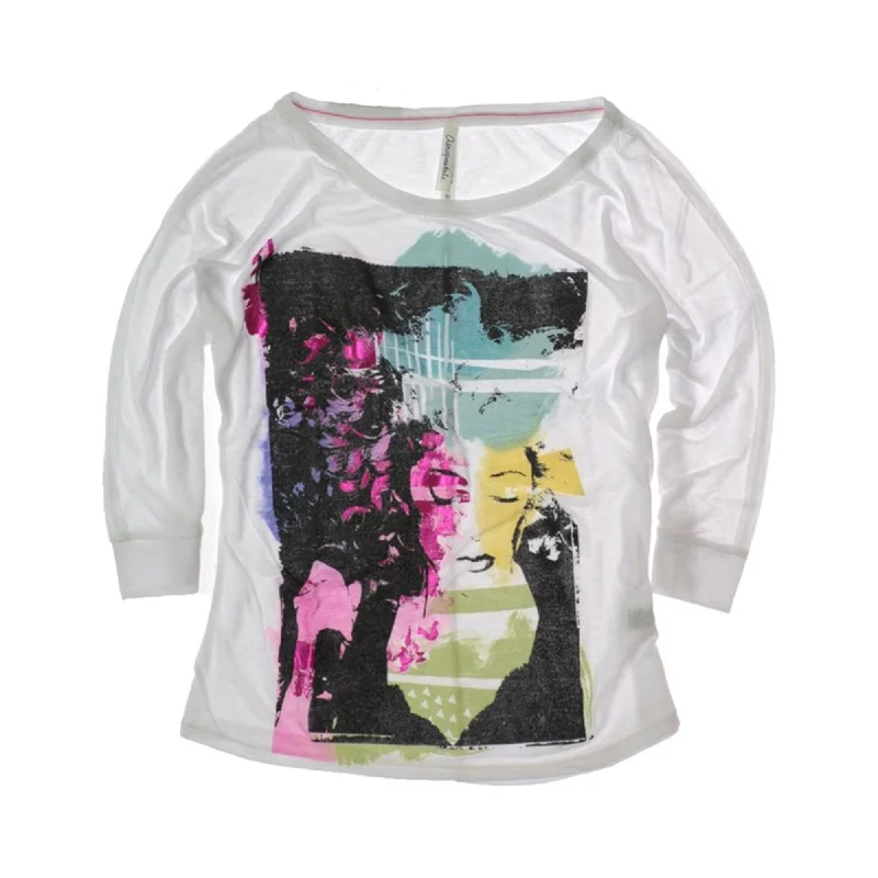 Designer T-ShirtsAeropostale Womens 3/4 Sleeve Dream Images Dolman Crew Graphic T-Shirt