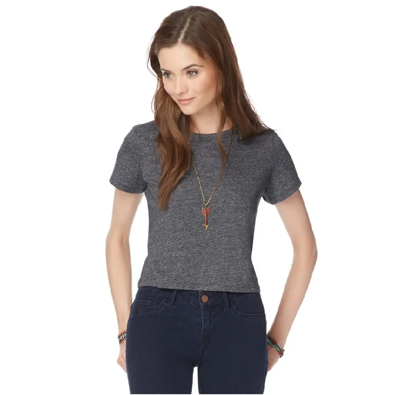 Aeropostale Womens Crop Basic T-Shirt