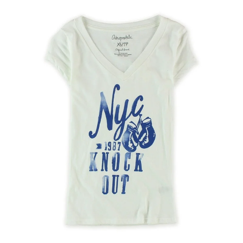 Beaded T-ShirtsAeropostale Womens Nyc Knock Out Basic T-Shirt