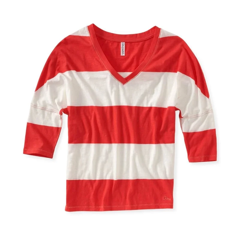 Lounge T-ShirtsAeropostale Womens Stripe Graphic T-Shirt