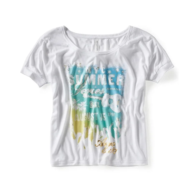 Casual T-ShirtsAeropostale Womens Summerfest Dolman Graphic T-Shirt