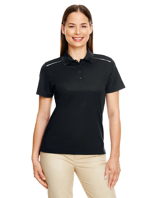 Core 365 78181R Ladies' Radiant Performance Piqu Polo with Reflective Piping