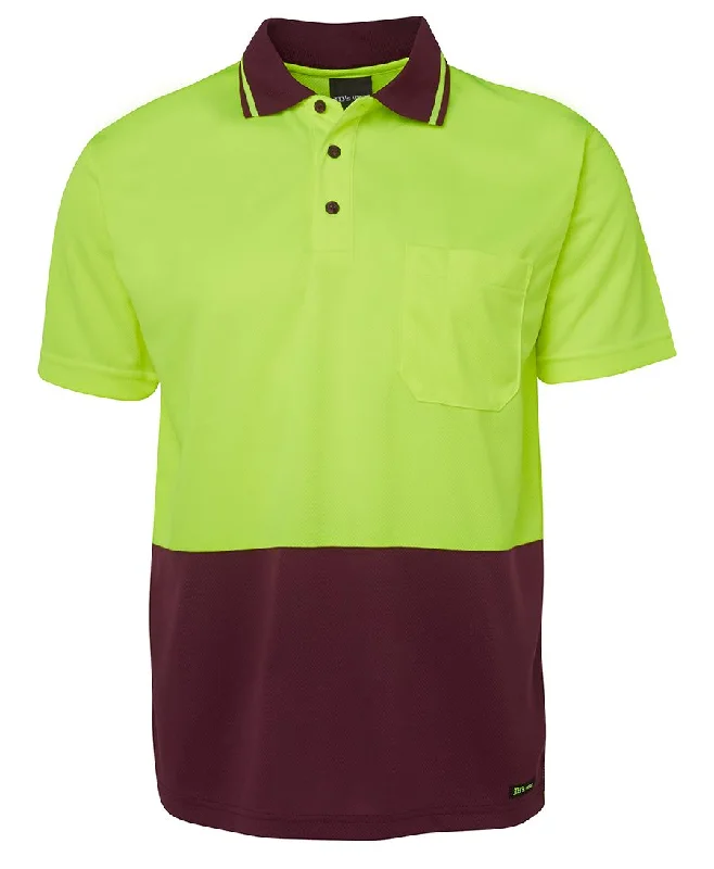 Lime/Maroon