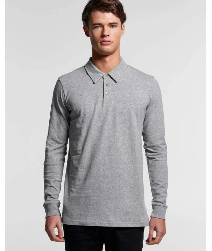 Chad Mens Long Sleeve Polo