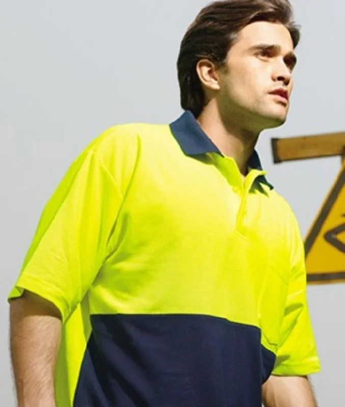 Hi Vis Short Sleeve Polo