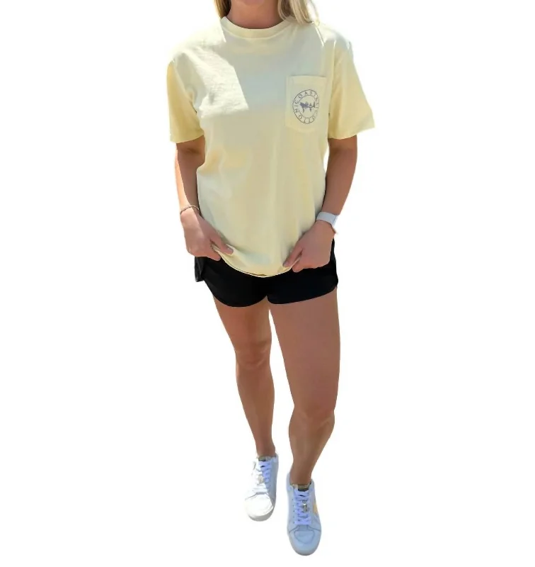 Jelly Fish Short Sleeve Tee In Yellow